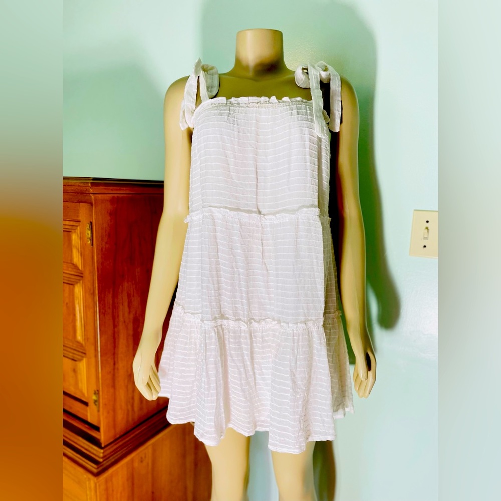 Babydoll White Mini Dress